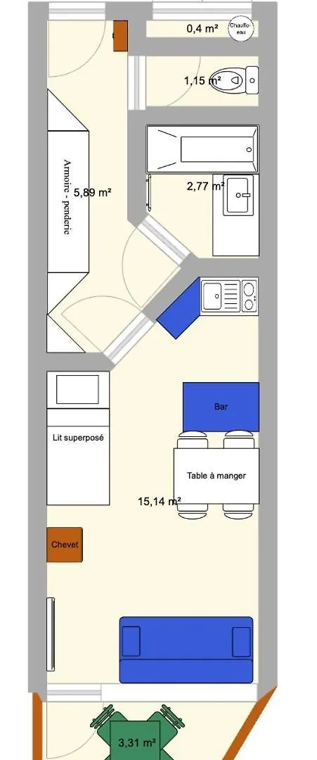 Appartement Le Paquebot Des Neiges à La Plagne France