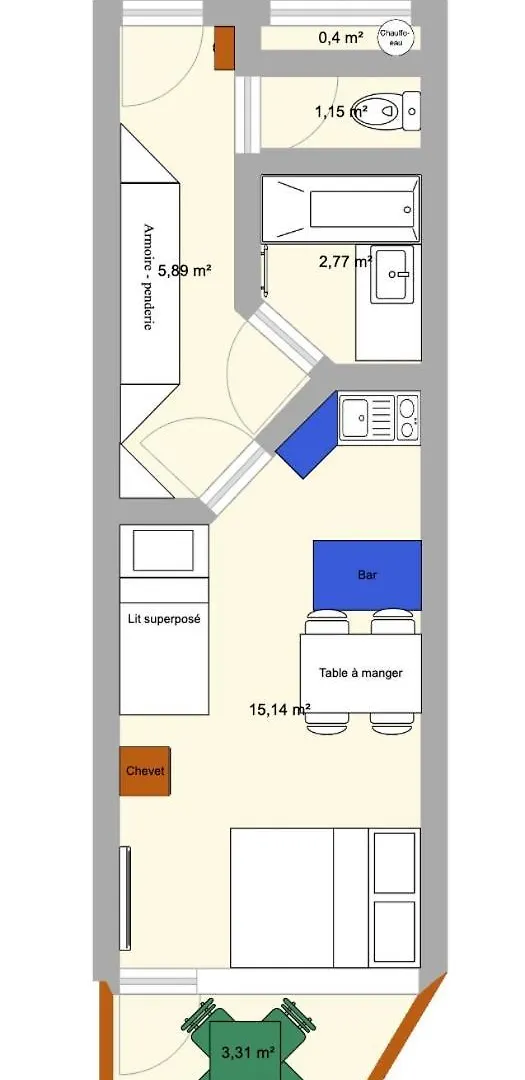 Appartement Le Paquebot Des Neiges à La Plagne